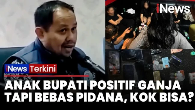 anak bupati narkoba