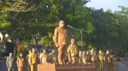 Pimpin Apel Perdana ASN, Sekda Alor Tekankan Disiplin, Keamanan dan Soliditas Birokrasi
