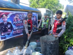Salurkan 5.000 Liter Air Bersih, Polres Alor Bantu Warga Hadapi Krisis Air demi Kehidupan yang Lebih Sehat