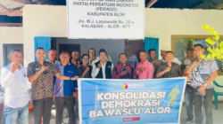 Perkuat Demokrasi Bersih, Bawaslu Alor Gelar Konsolidasi ke Sekretariat Perindo